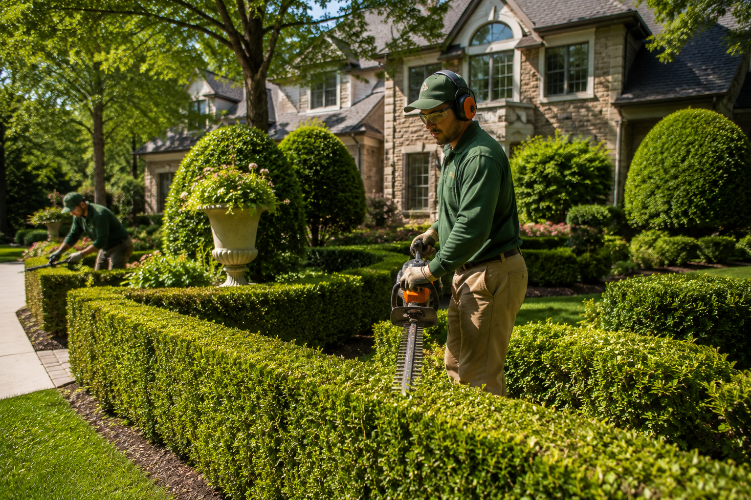 Bushes trimming service